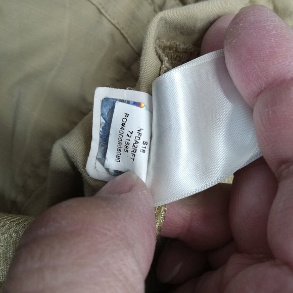 The North Face Shorts Mens Size 34‎ Beige Khaki Cargo Check Outdoor Gorpcore - Picture 9 of 10